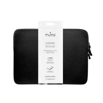 Puro SLIM GUARD Sleeve Bag Neoprene 13-14'' black