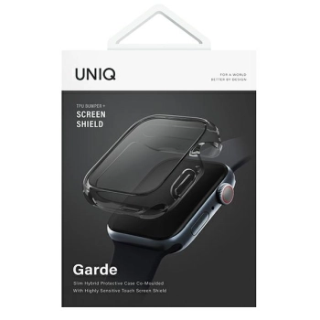 UNIQ etui Garde Apple Watch Series 7/8/9 41mm. szary/smoked grey