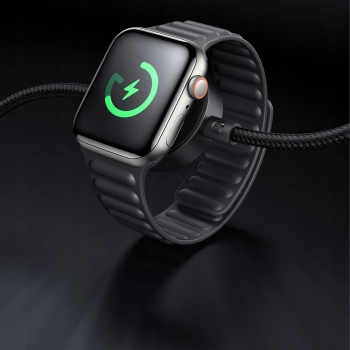 MCDODO ŁADOWARKA INDUKCYJNA DO APPLE WATCH 2W1 KABEL DO IPHONE LIGHTNING