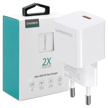 Ładowarka sieciowa Choetech PD5010 USB-C 20W - biała