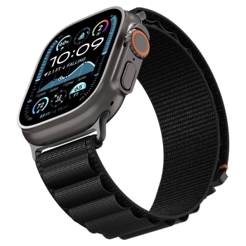 Pasek Pasek Spigen WBF1 na Apple Watch 44 / 45 / 46 / 49 mm - czarny