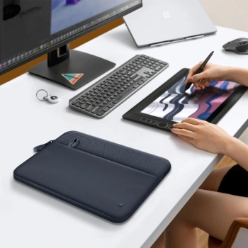 Torba Tech-Protect Sleeve na laptopa 15-16 - niebieska