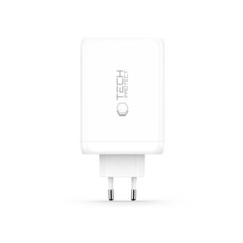 TECH-PROTECT NC240W-GAN 4-PORT NETWORK CHARGER PD 240W / QC3.0 WHITE