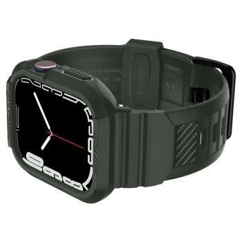 SPIGEN RUGGED ARMOR PRO APPLE WATCH 4 / 5 / 6 / 7 / 8 / 9 / SE (44 / 45 MM) MILITARY GREEN