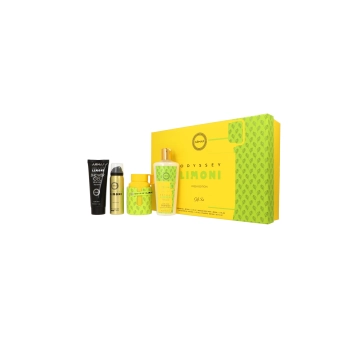 Zestaw Armaf Odyssey Limoni Fresh Edition Edp 100ml + Perfume Body Spray 50ml + Shower Gel 100ml + Shampoo 250ml