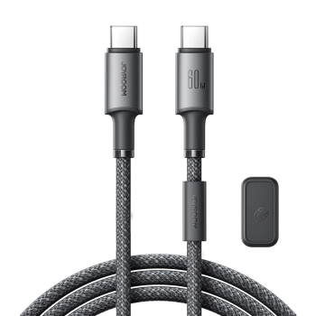 Kabel USB-C - USB-C Joyroom S-A50, 60W, 1,2m szary