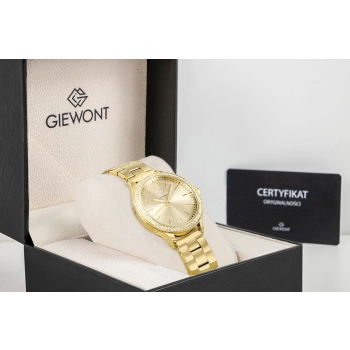 Zegarek Damski Giewont Sapphire Złoty GW1140-B3