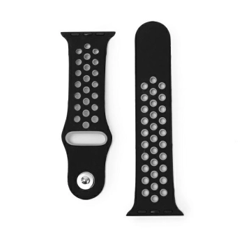 Beline pasek Apple Watch Sport Silicone38/40/41mm czarno-szary black/gray