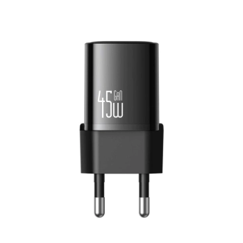 MCDODO SZYBKA ŁADOWARKA DO TELEFONU USB-C 45W GAN KABEL 1M TYP C CZARNA