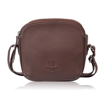 Skórzana torebka crossbody damska Paolo Peruzzi na ramię