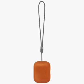 Etui UNIQ Lino do AirPods Pro 3 gen      Silicone pomarańczowy