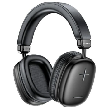 AWEI słuchawki nauszne Bluetooth AT6czarny/black