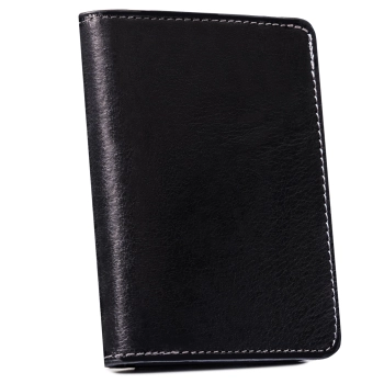 Skórzane etui na dokumenty OKL-CRCL Black