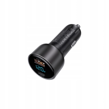 PALPRO SZYBKA ŁADOWARKA SAMOCHODOWA DO TELEFONU LAPTOPA 2X USB-C USB-A 95W