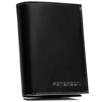 Portfel męski ze skóry naturalnej RFID skórzany Peterson zestaw prezentowy