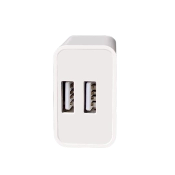 MOONX ładowarka sieciowa MC02 2.4A 12W 2xUSB + kabel Micro Biały