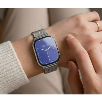 Smartwatch Gravity Srebrny Pasek + Bransoleta GT43-2