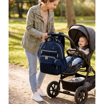 Plecak torba do wózka dla mamy wielofunkcyjny mommy bag Peterson