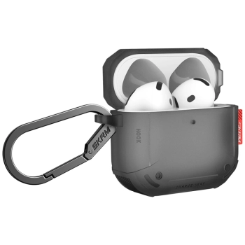 Etui Skinarma Mecha CE do AirPods 4      smoke