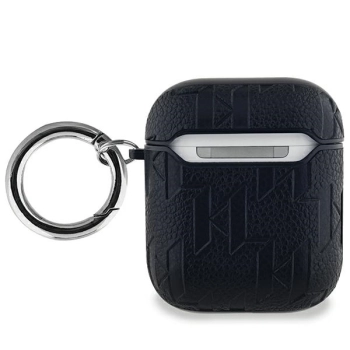 Karl Lagerfeld KLA2PGKIPK AirPods 1/2cover czarny/black Monogram Karl Head
