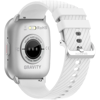 Smartwatch Gravity Srebrny Pasek + Bransoleta GT43-2