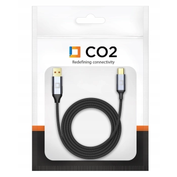 CO2 KABEL USB-C SZYBKIE ŁADOWANIE DO SAMSUNG XIAOMI USB TYP C PD 6A 100W 1M