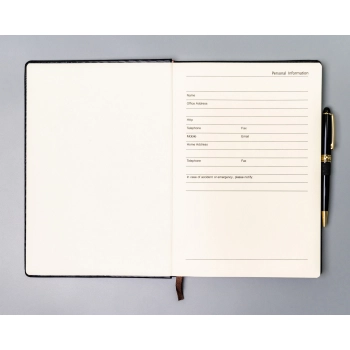 Notes planer notatnik B5 z gumką organizer w kropki zeszyt Peterson