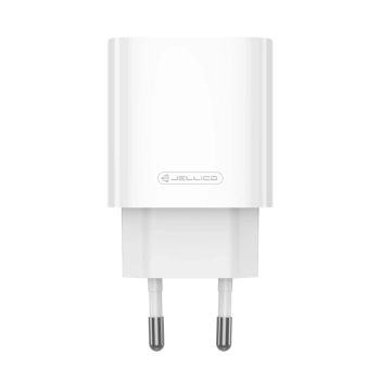 JELLICO ładowarka sieciowa EU53 PD 30W 1xUSB-C + kabel USB-C - Lightning Biały