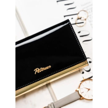 Portfel damski Peterson elegancki pojemny RFID na bigiel poziomy