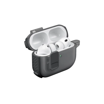Etui AMAZINGTHING Titan Pro Mag Case Clear do AirPods Pro 3 - czarne