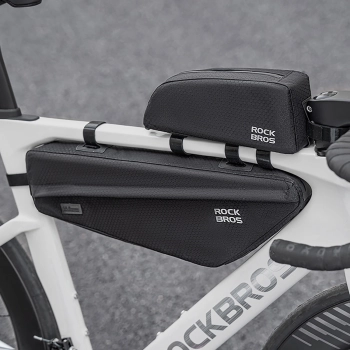 Torba rowerowa Rockbros na ramę pod rurę górną 2,9l - czarna
