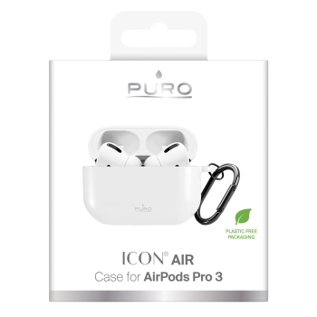 Puro Silicon Cover ICON for Airpods Pro 3, white