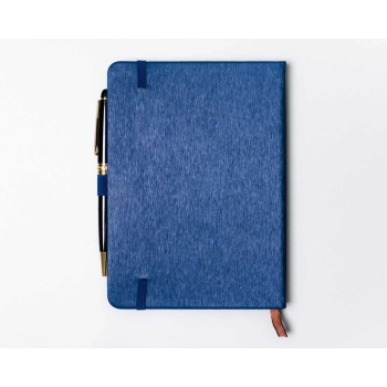 Notes dziennik planer B6 Peterson elegancki twarda okładka z zakładką gumką
