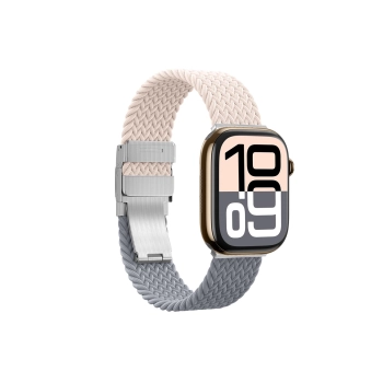 Zestaw 2 pasków AMAZINGTHING Blend Band do Apple Watch 42mm - różowo-szary / różowy