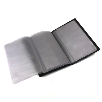 Skórzane etui z systemem RFID - czekoladowy brąz