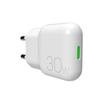 Ładowarka sieciowa GaN Puro SLIMPRO 30W USB-C - biała