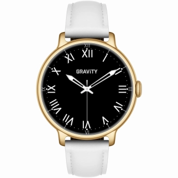 Smartwatch Gravity Złoty Bransoleta + Pasek GT33-2