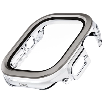 Etui UNIQ Voute do Apple Watch Ultra     49mm szkło hartowane srebrny