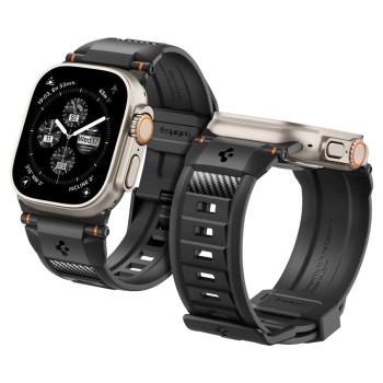 SPIGEN RUGGED ULTRA BAND APPLE WATCH 4 / 5 / 6 / 7 / 8 / 9 / SE / ULTRA 1 / 2 (42 / 44 / 45 / 49 MM) MATTE BLACK