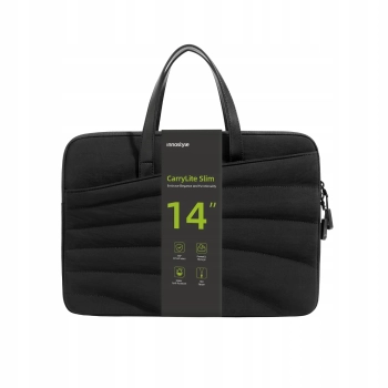 INNOSTYLE DAMSKA TORBA NA LAPTOPA 13 14 WODOODPORNA CARRYLITE SLIM CZARNA