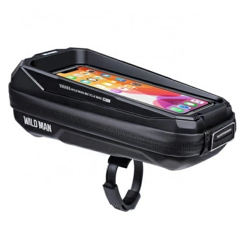 WILDMAN Etui/uchwyt rowerowy MS33 0.6L   sakwa na kierownicę czarna/black