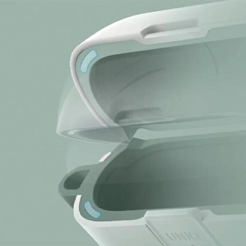UNIQ etui Clyde Lock Case AirPods Pro 2(2022/2023) biało-miętowy/dove white-soft mint
