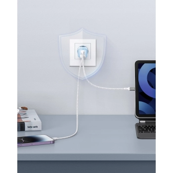 INNOSTYLE SZYBKA ŁADOWARKA KOSTKA USB-C 35W USB TYP C GAN II DO SAMSUNG LED