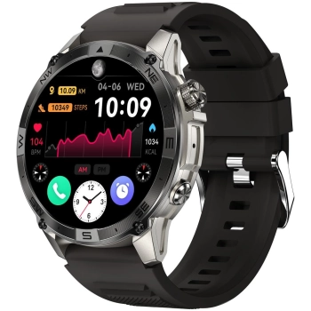 Smartwatch Gravity Grafitowy Pasek + Bransoleta GT46-3