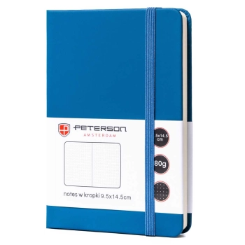 Notes notatnik planer A6 mały Peterson w kropki journal twarda oprawa
