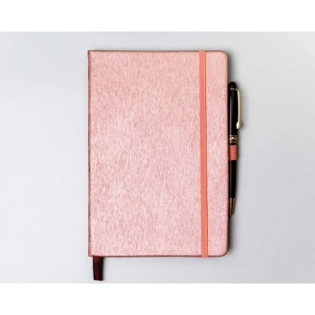 Notes organizer notatnik planer z gumką elegancki A5 w linie Peterson