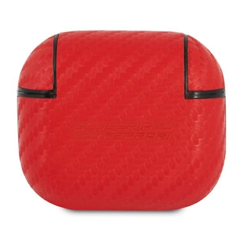 Ferrari FESA3CARE AirPods 3 coverczerwony/red On Track PU Carbon