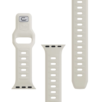 42/44/45/46/49 mm Nude (big) - 3mk Silicone Watch Strap for Apple