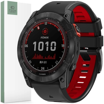 TECH-PROTECT ICONBAND PRO GARMIN FENIX 3 / 5X / 3HR / 5X PLUS / 6X / 6X PRO / 7X BLACK/RED