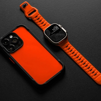 TECH-PROTECT ICONBAND LINE APPLE WATCH 6 / 7 / 8 / 9 / 10 / SE / ULTRA 1 / 2 (44 / 45 / 46 / 49 MM) ORANGE